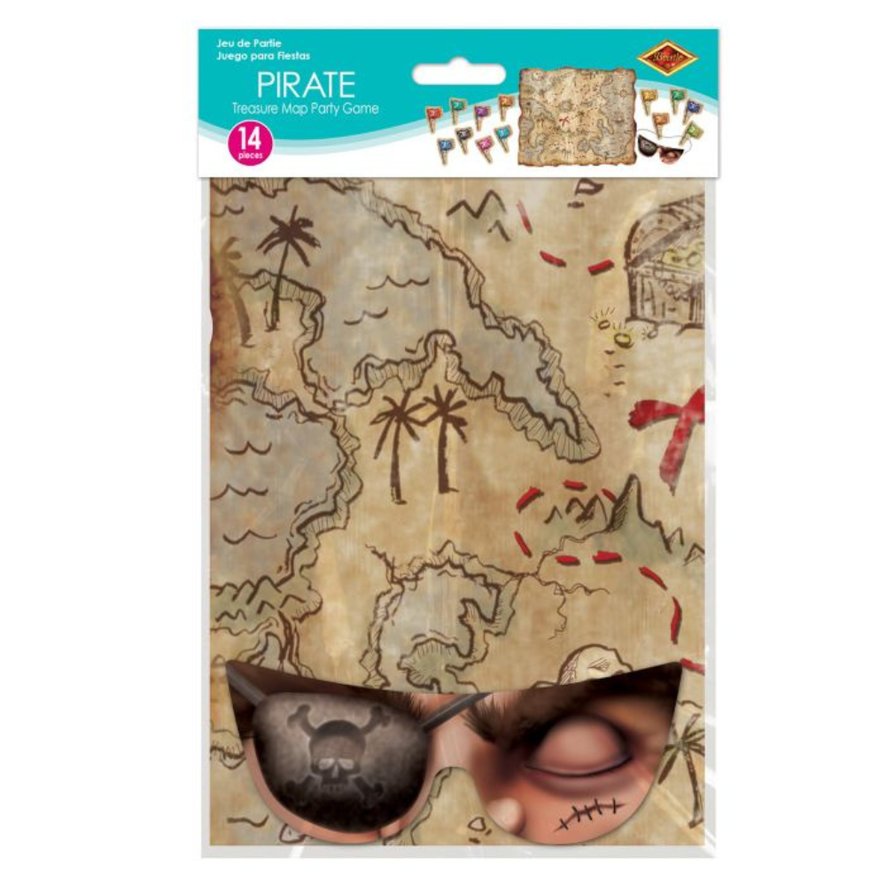 Pirate Treasure Map Party Game