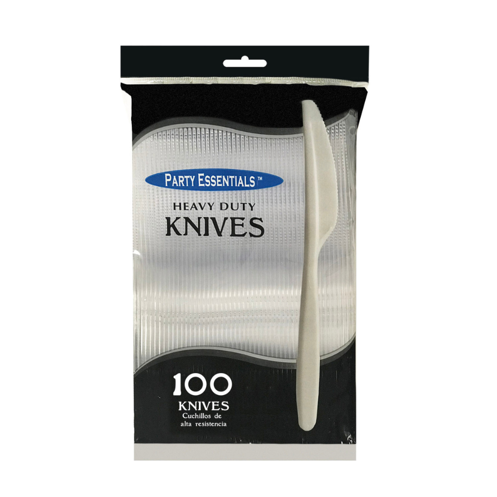 HEAVY DUTY KNIVES – CLEAR 100 CT.