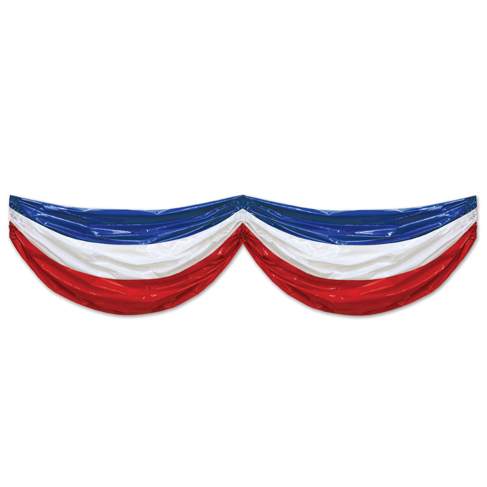 Patriotic Plastic Bunting