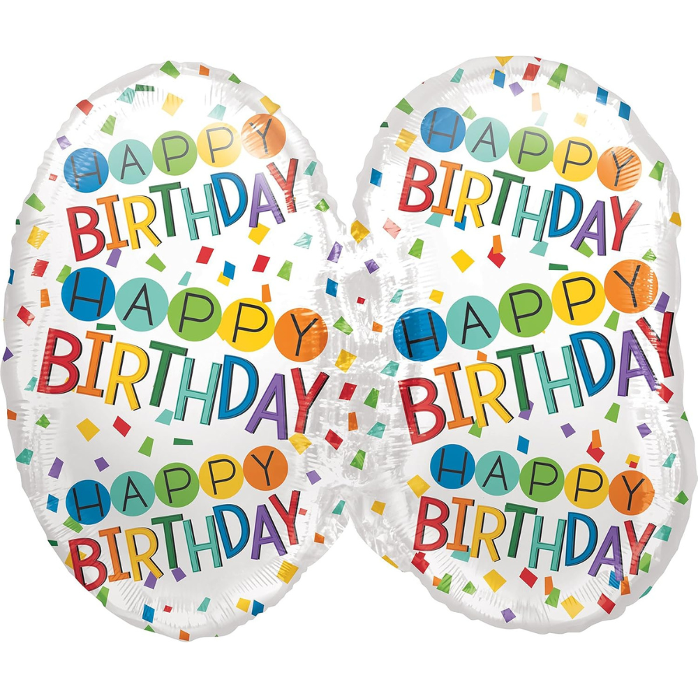 30" Anagram Happy Birthday Foil Balloon New