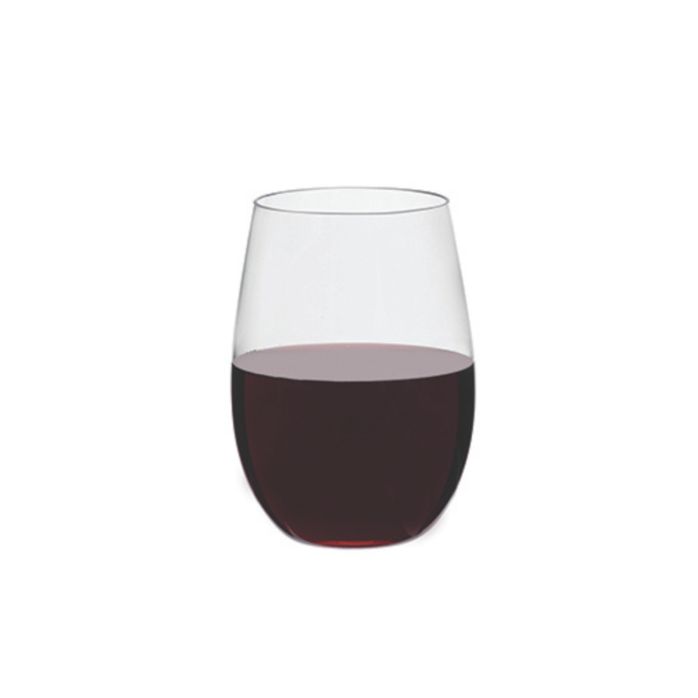 12 OZ. STEMLESS WINE GLASS – CLEAR 6 CT.
