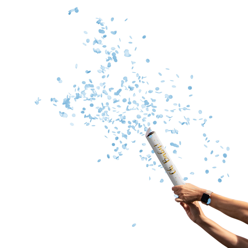Oh Baby Gender Reveal Blue Confetti Cannon