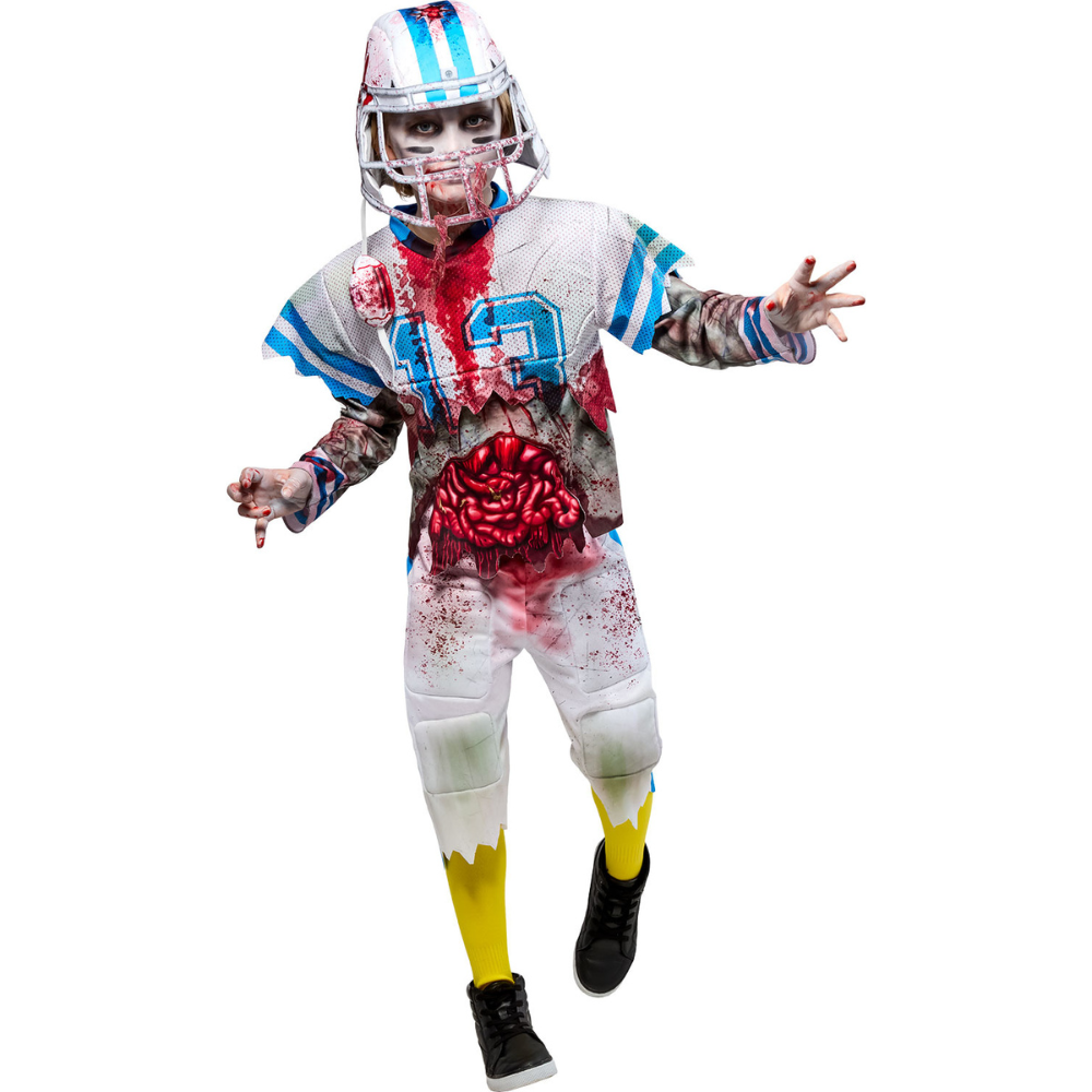 Zombie Football Player Kids Costume