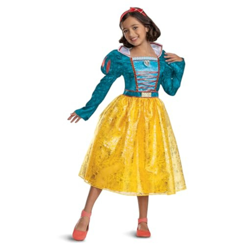 strapless open back dress Kids Deluxe Disney's Snow White Live Action Snow White Costume