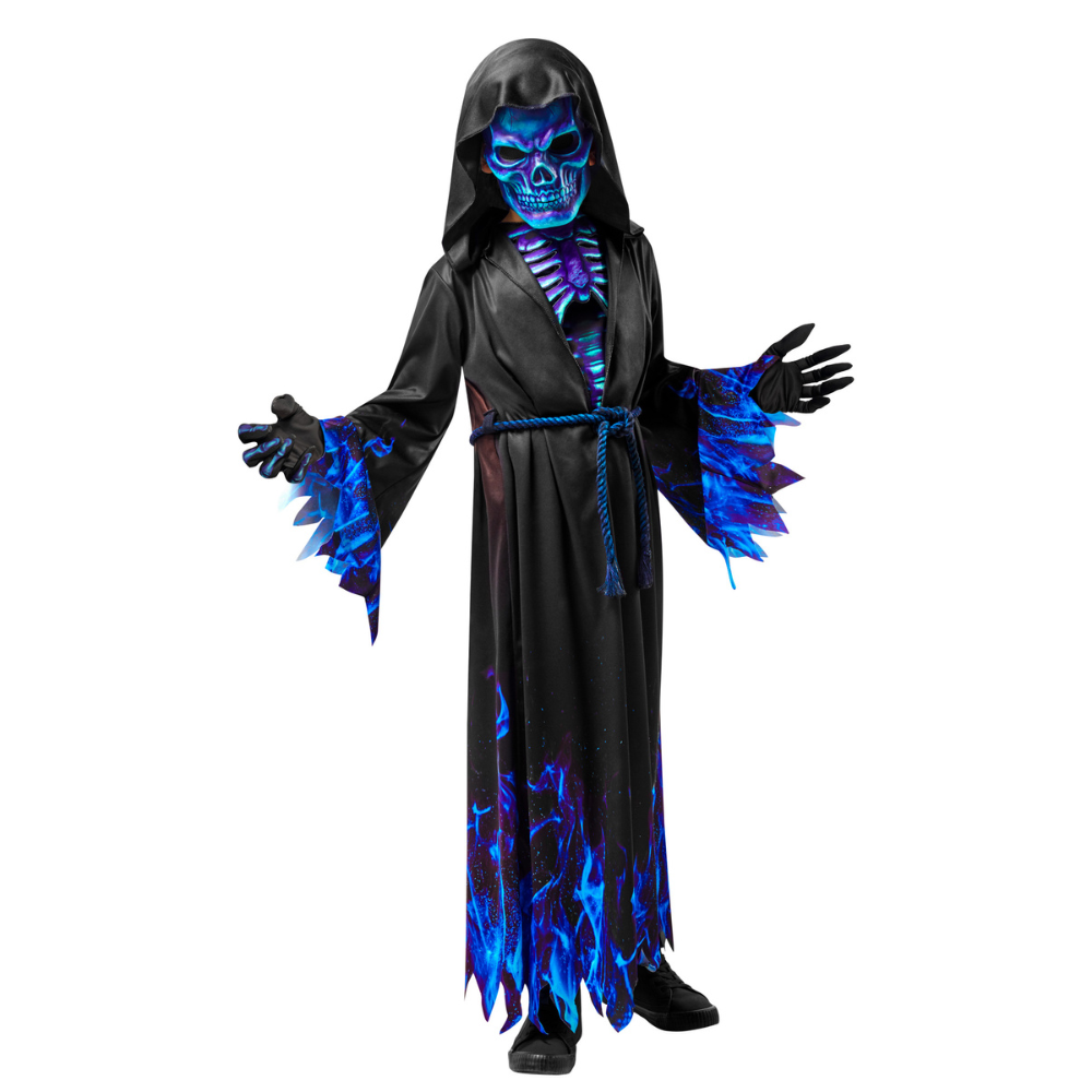 Blue Reaper Kids Costume