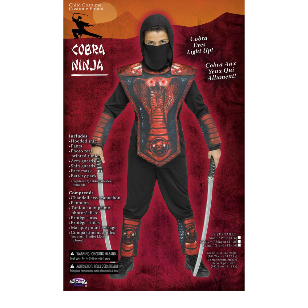 LU Cobra Ninja Assortment - Child