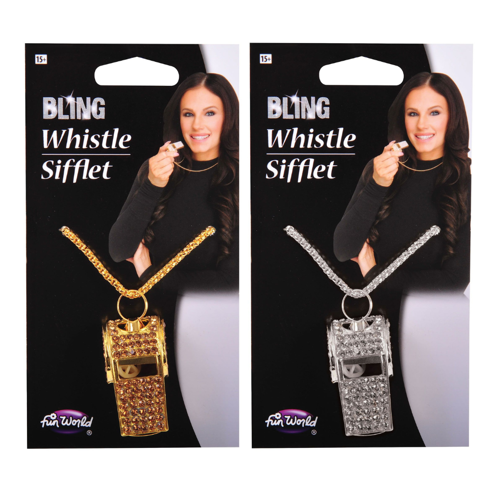 Bling Police Whistle Assortment
