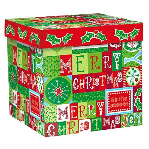 Very Merry Christmas Holiday Messages Medium Gift Box Party Favour
