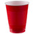 Apple Red - 18 oz. Plastic Cups, 50 Ct.