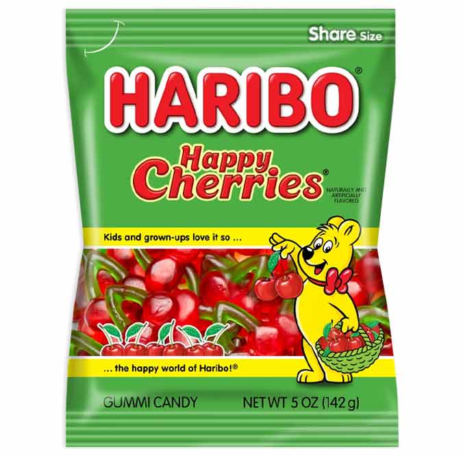 HARIBO PEG BAG - HAPPY CHERRIES