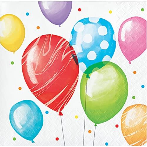 Balloon Bash Beverage Paper Napkins