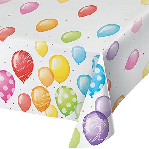 Balloon Bash Paper Tablecloth