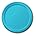10" Paper Plate- Turquoise
