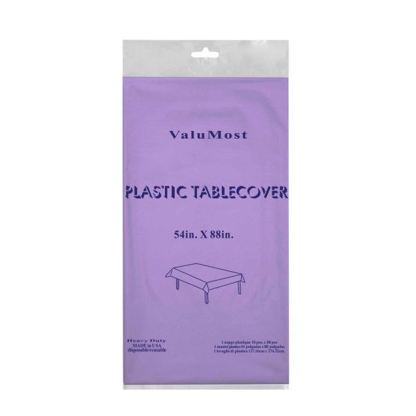 VALUMOST 54″ x 108″ TABLE COVERS LAVENDER