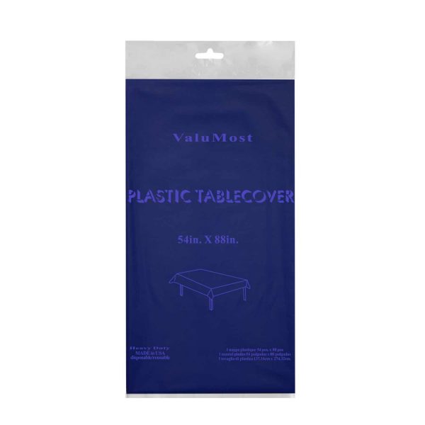 VALUMOST 54″ x 108″ TABLE COVERS NAVY BLUE