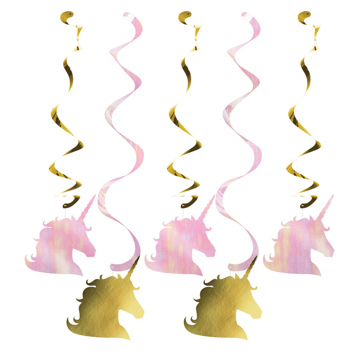 Unicorn Sparkle Foil Dizzy Danglers