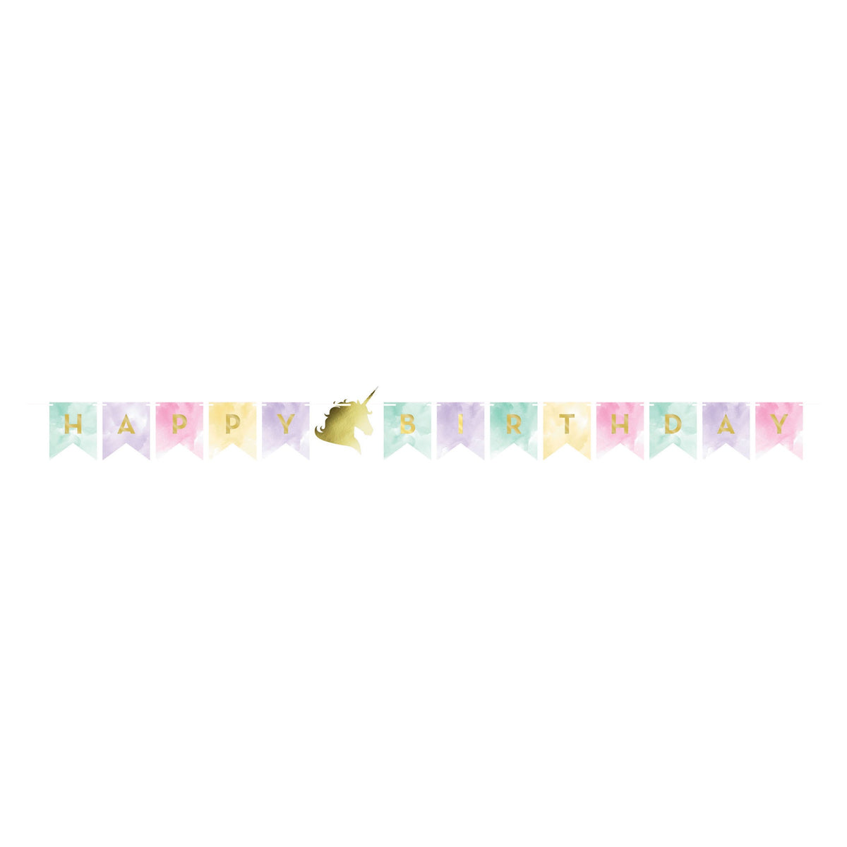 Unicorn Sparkle Foil Stamped Banner