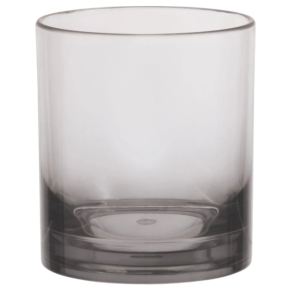 Premium Double Old Fashioned Tumbler Glass Ombre Plastic Large