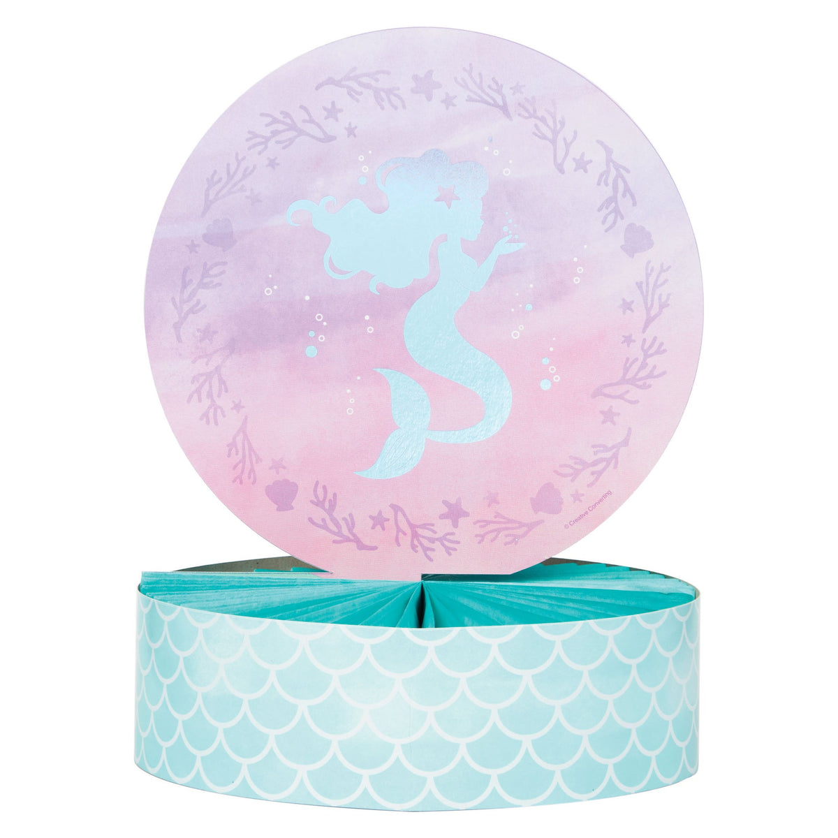 Mermaid Shine Honeycomb Centerpiece
