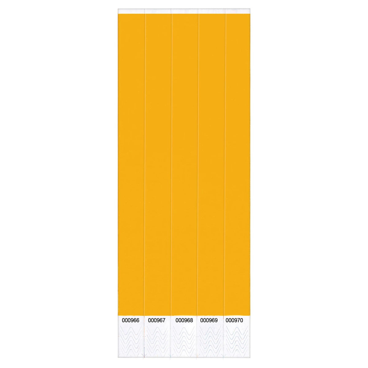 100 ct. Solid Orange Wristbands