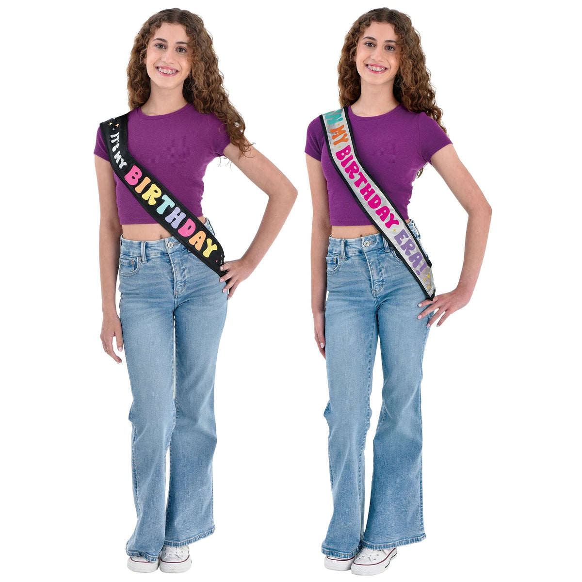 "It's My Birthday Era" Double Sided Sash