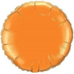 18" Orange Round Balloon