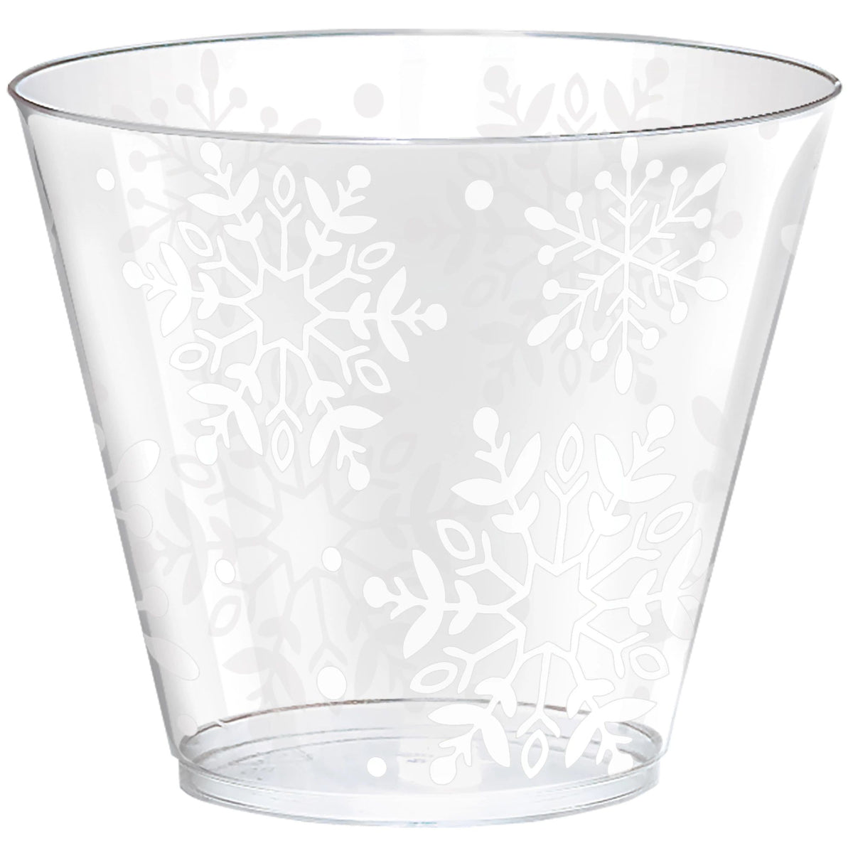 Snowflake Plastic Tumblers