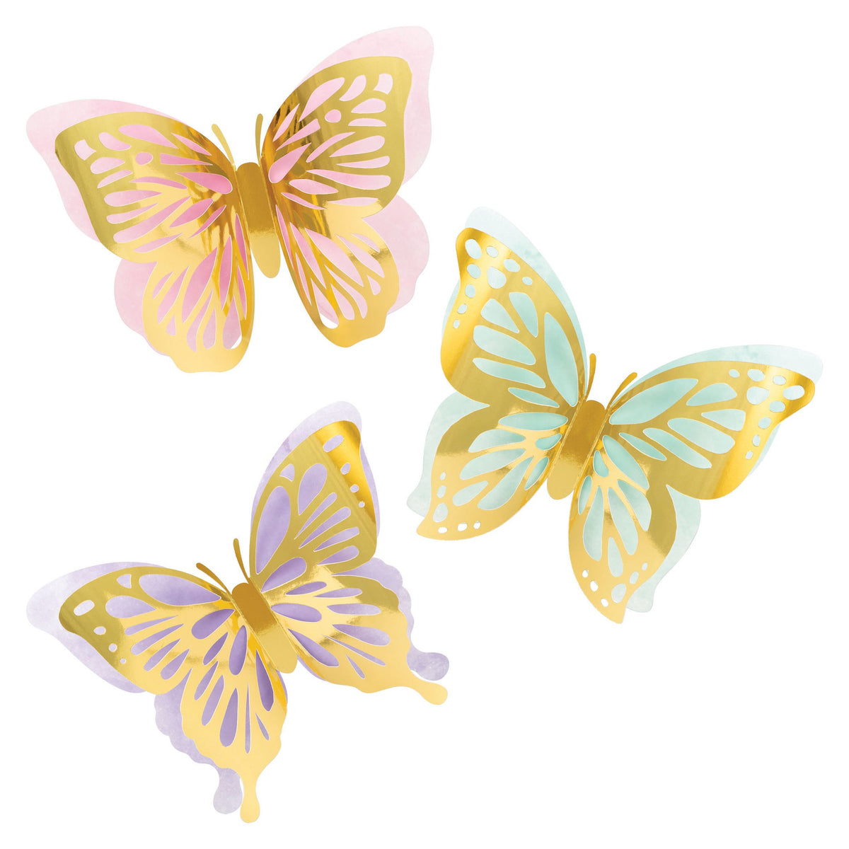 Butterfly Shimmer 3D Wall Decor
