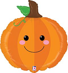 C005 29" PRODUCE PAL PUMPKIN SHAPED BALLOON