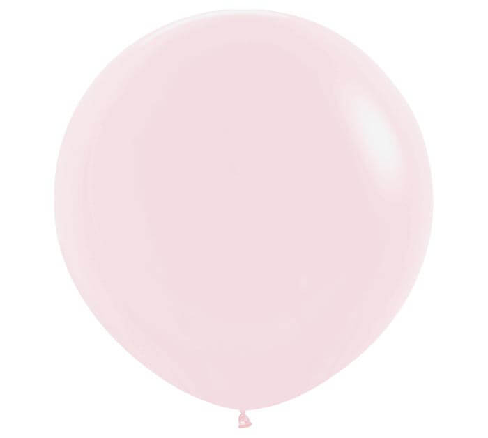 36" pastel matte pink balloon