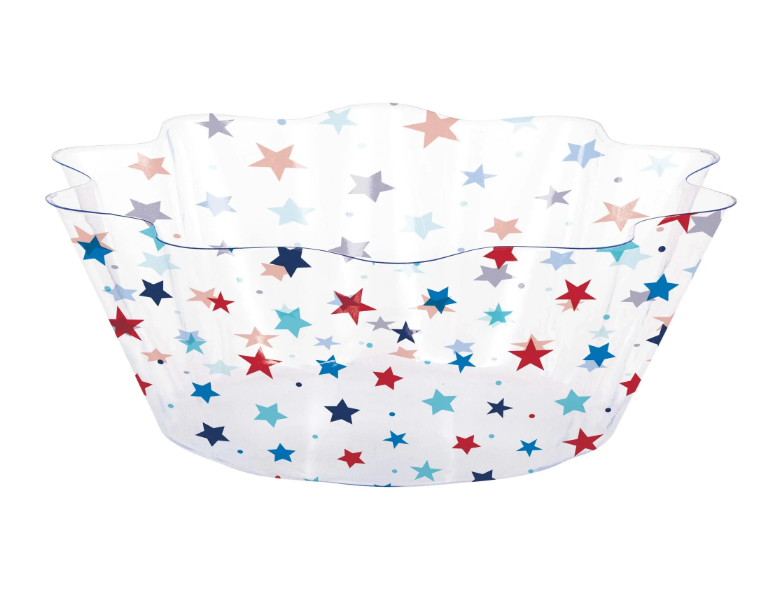 Patriotic Fluted Bowl - 8"