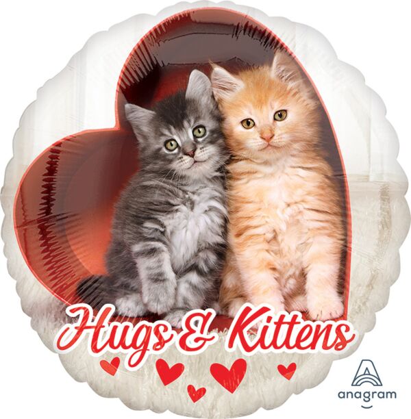 17" Avanti Hugs And Kittens Balloon
