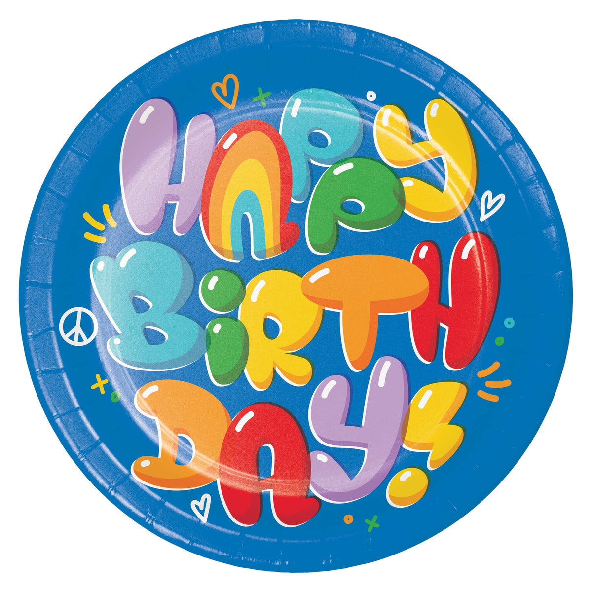 Bubbly Birthday Dinner Plates