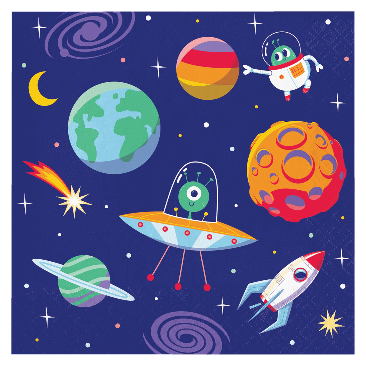 Space Adventures Lunch Napkins
