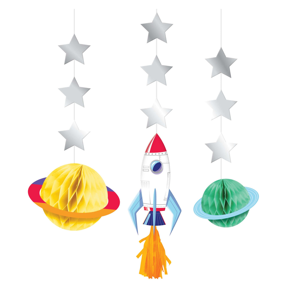 Space Adventures Hanging Cutouts