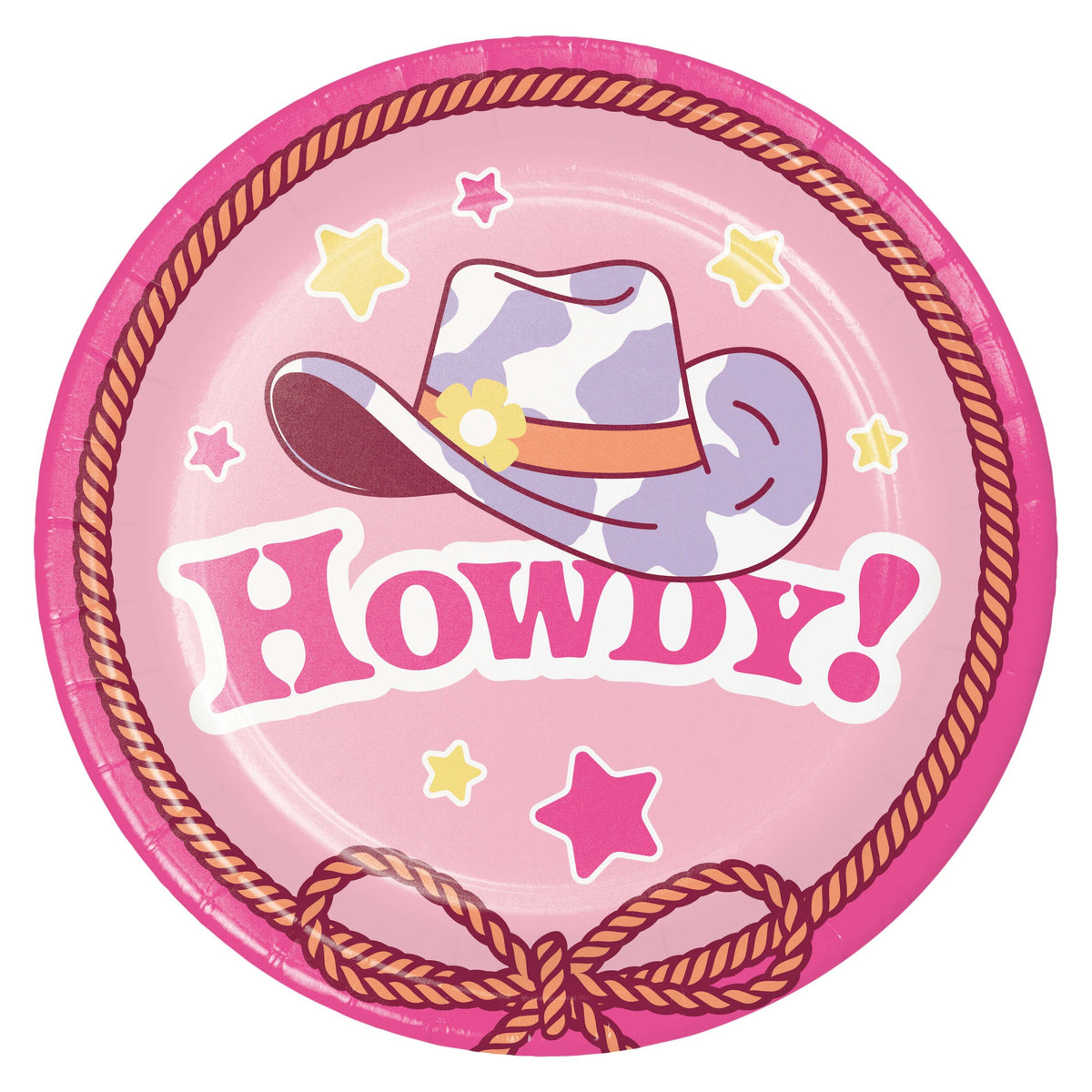 Boots and Bows Luncheon Plates