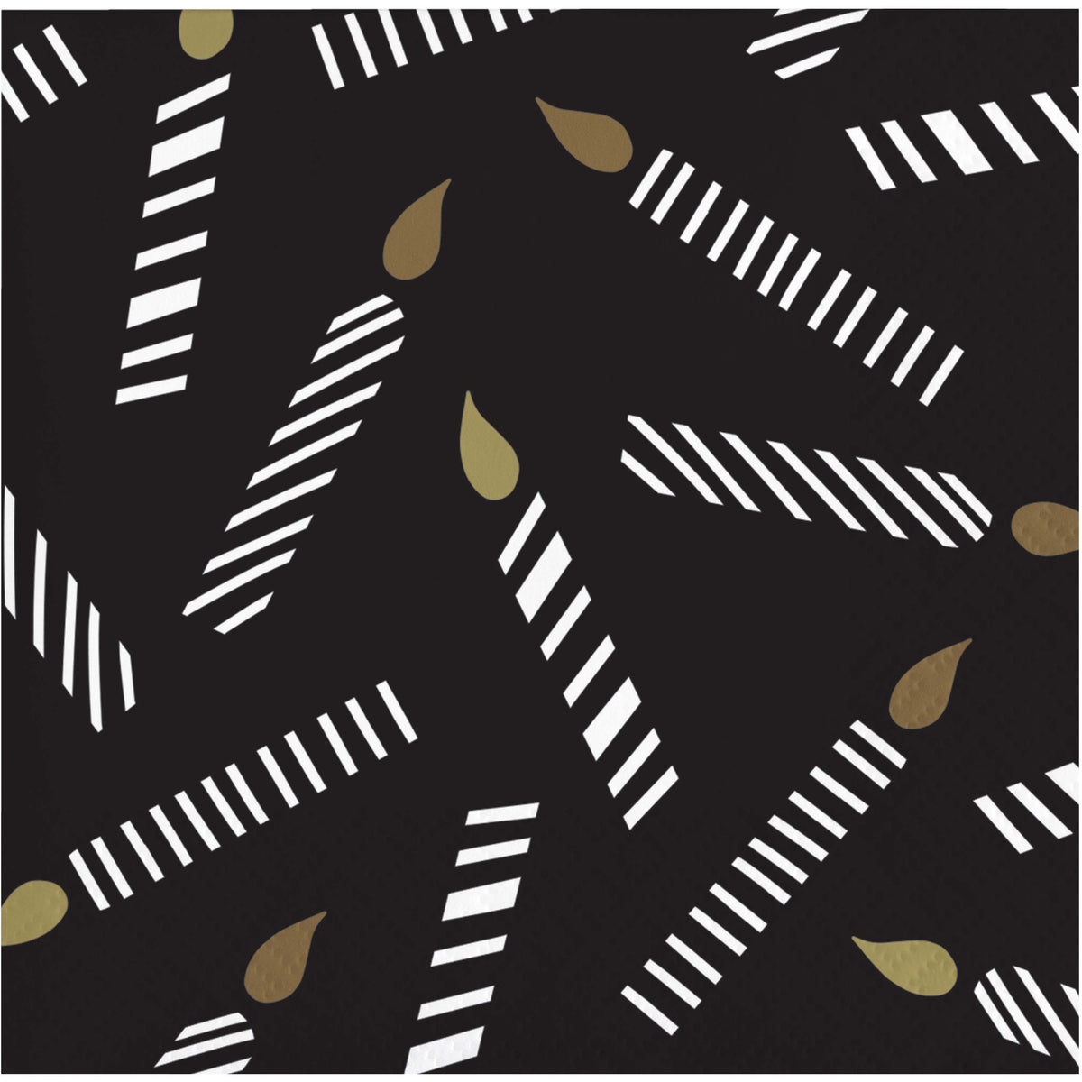 Golden Wishes Beverage Napkins