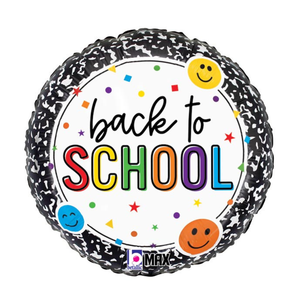 C007 18" BACK TO SCHOOL SMILEY COMPOSITION