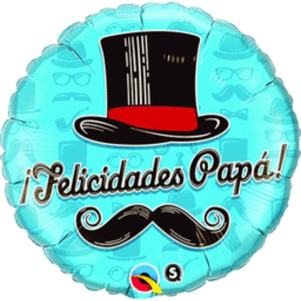 A002 18" Felicidades Papa Top Hat