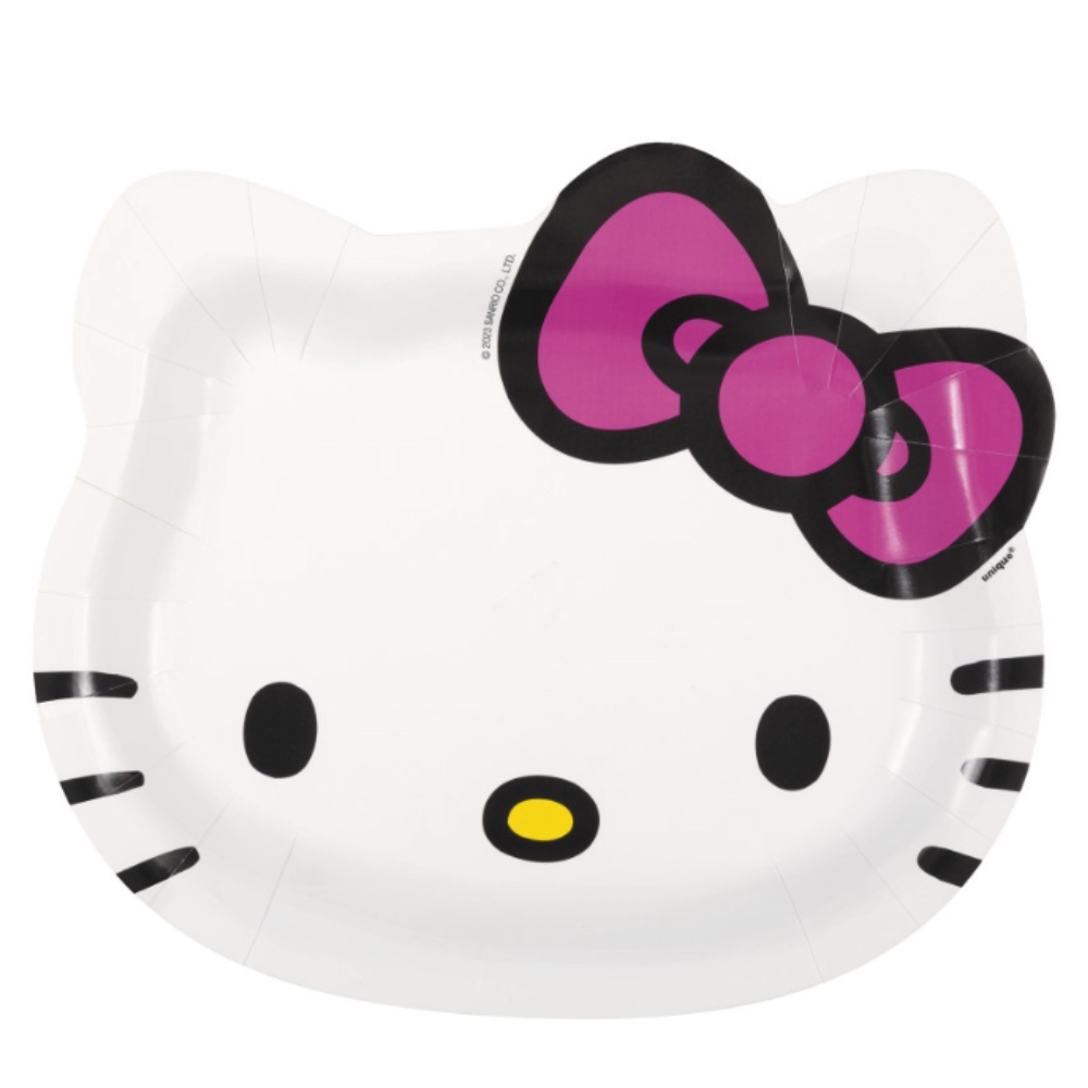 Hello Kitty & Friends Face-Shaped 8.5" Plates  8ct
