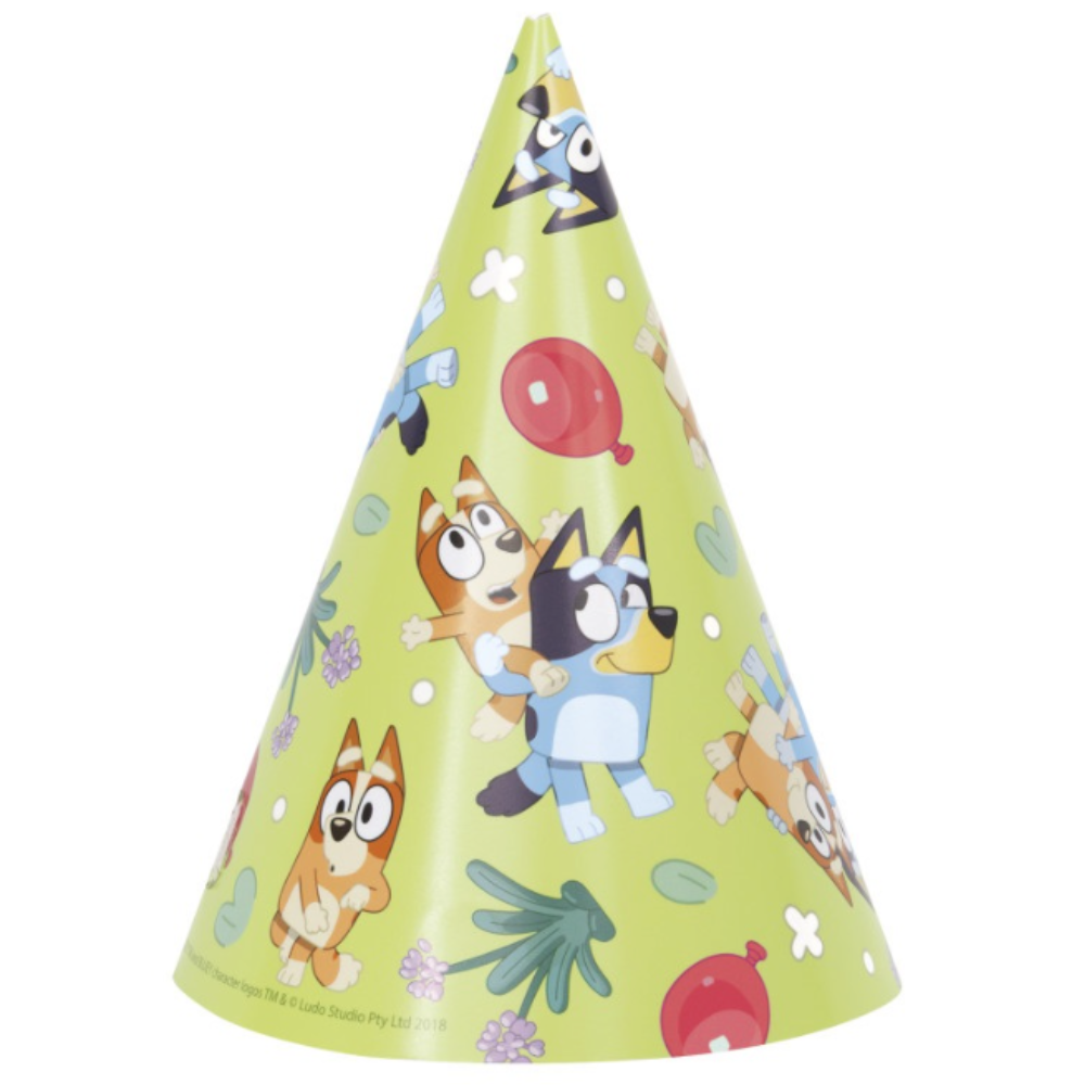 Bluey Party Hats  8ct