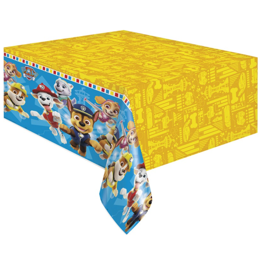 Paw Patrol Rectangular Plastic Table Cover  54" x 84"