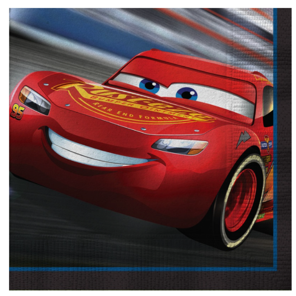 Disney Cars 3 Movie Beverage Napkins
