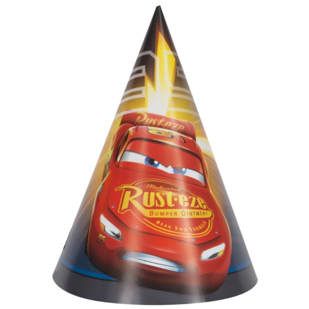 Disney Cars 3 Movie Party Hats  8ct