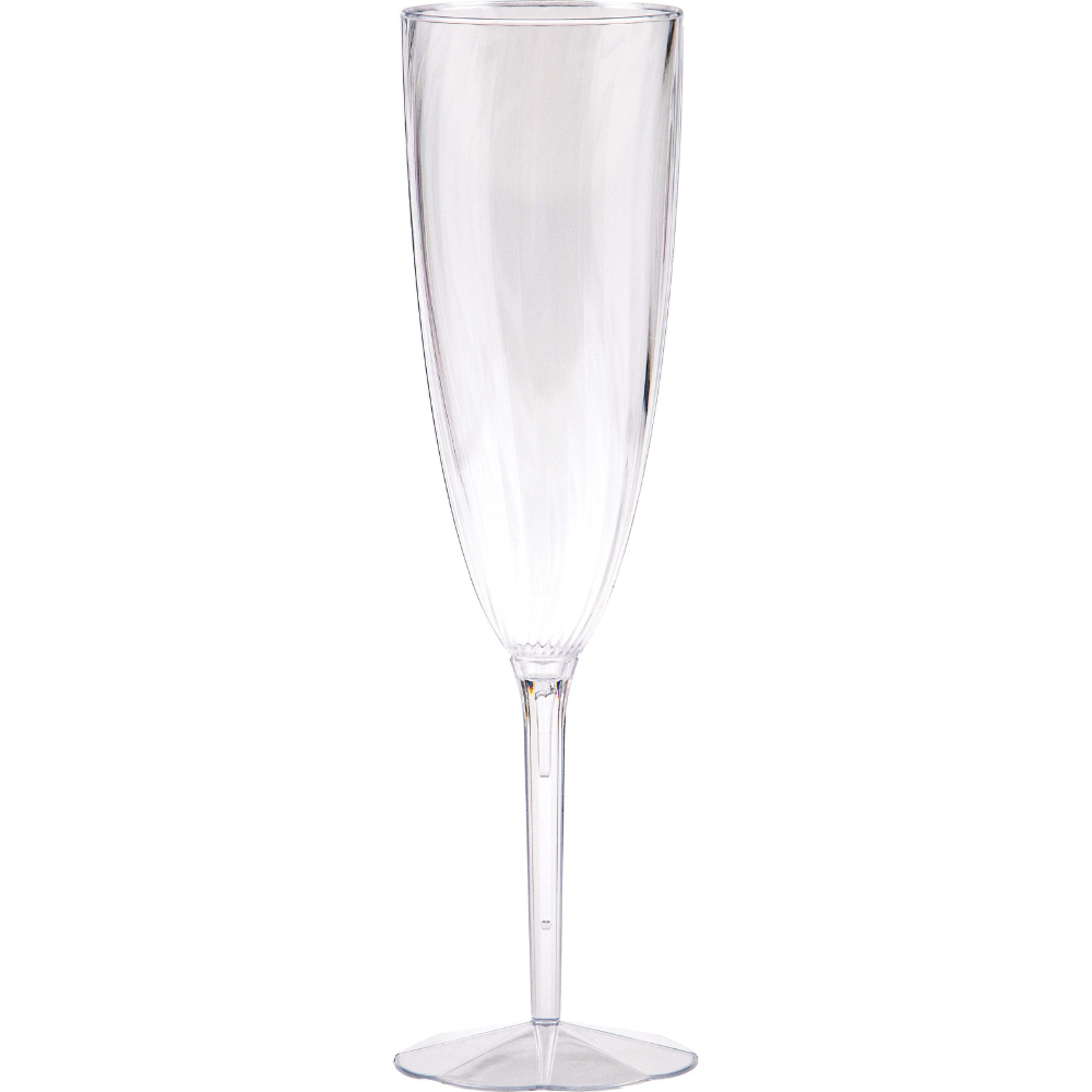 Clear Plastic Champagne Glasses