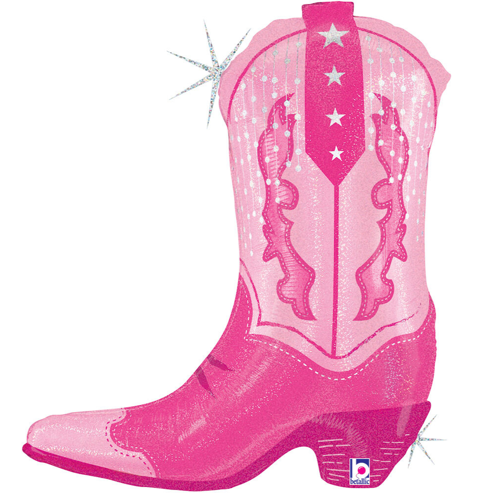 29" Pink Cowgirl Boot