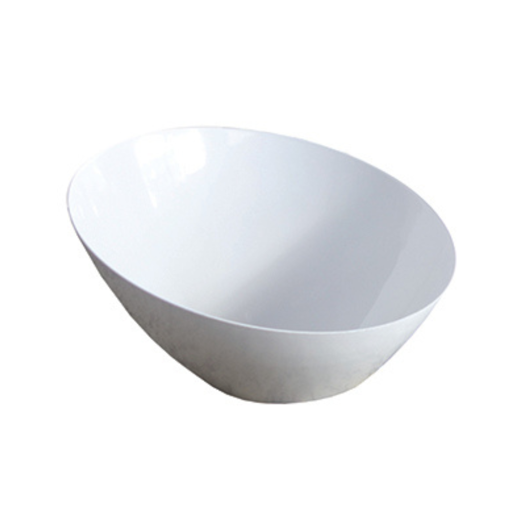 WHITE ANGLE BOWLS 60 OZ.