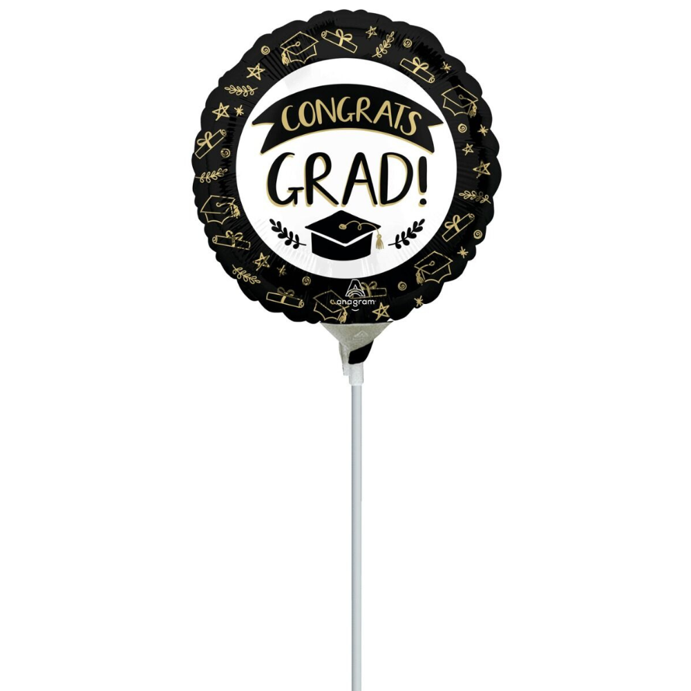 9" Sketched Congrats Grad