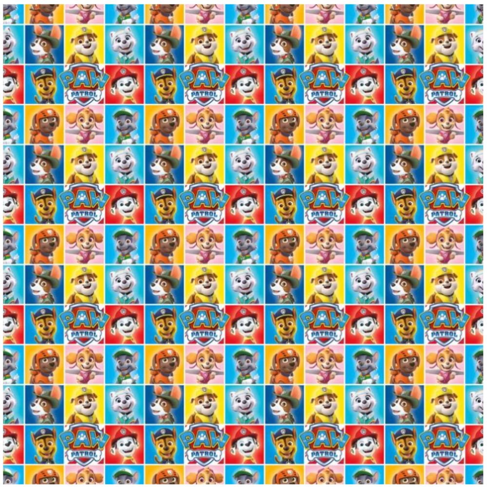 Paw Patrol Gift Wrap  30" x 5 ft