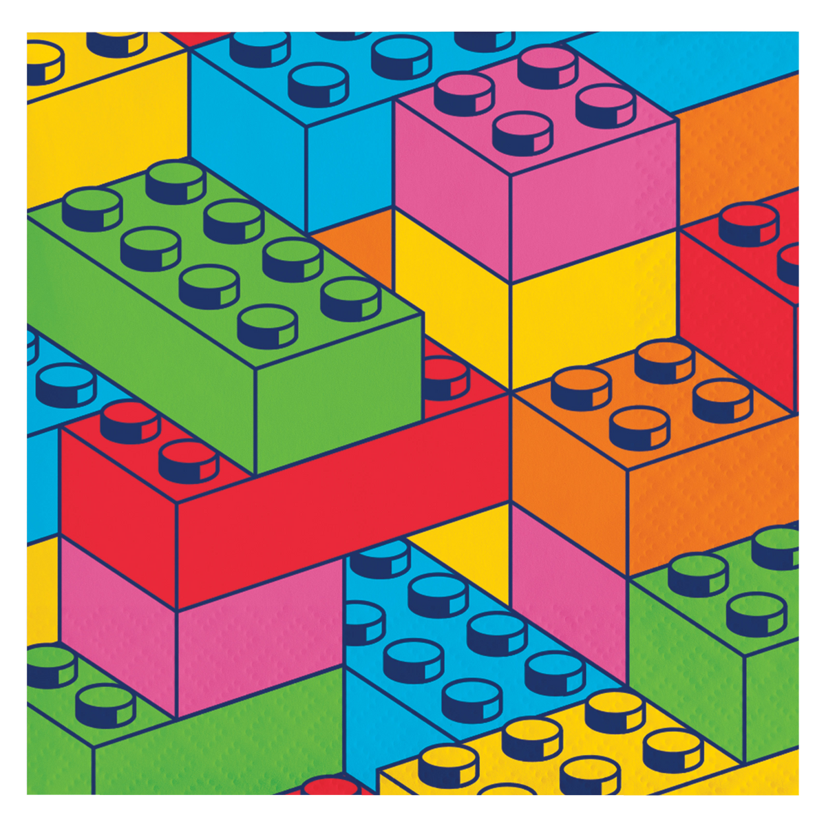 Block Bash Beverage Napkins